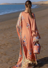 Flow by Crimson Embroidered Lawn Suits Unstitched 3 Piece - CSS25FL 1A UNDER THE TUSCAN LOVE